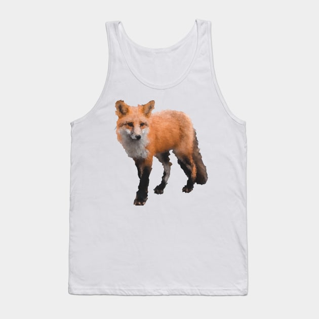 Low Poly Fox Tank Top by TRIME